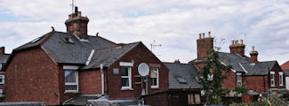 Photograph of rear of Haverhill Drill Hall